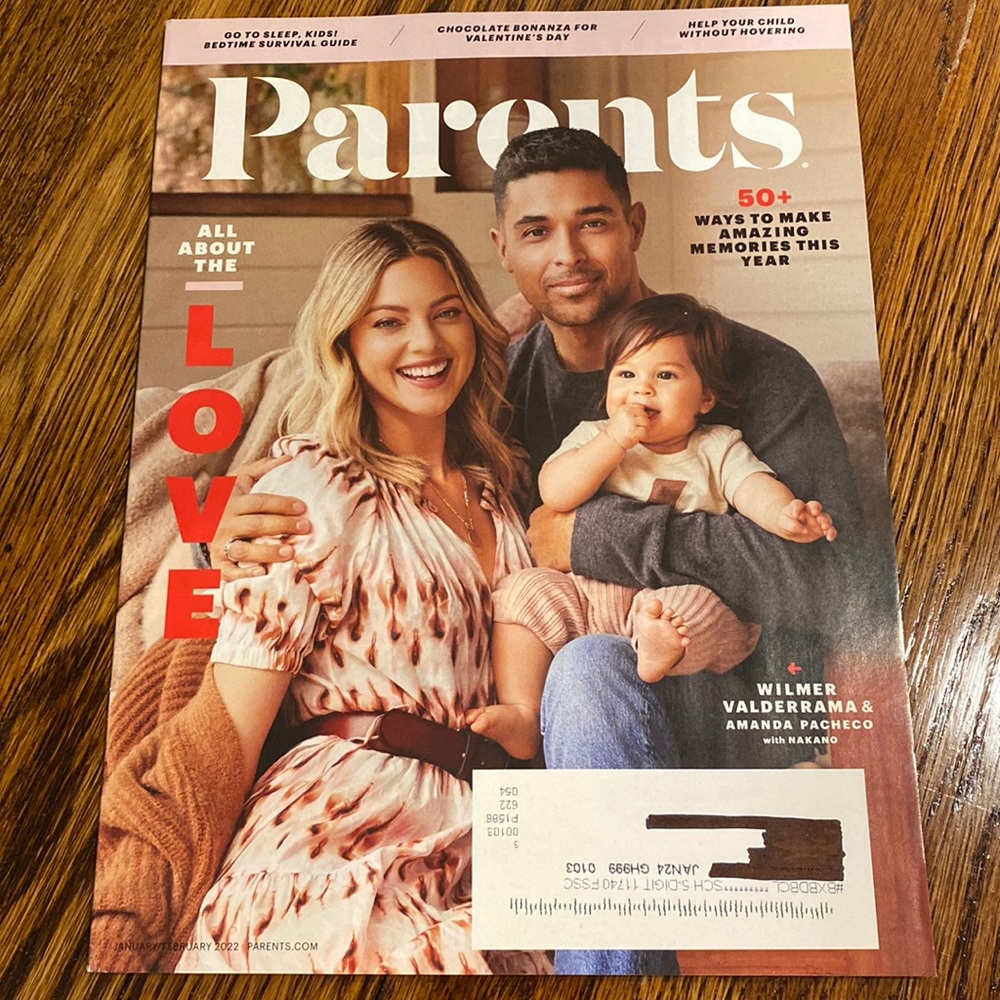 Parents Magazine - Jan/Feb 2022 - Wilmer Valderrama - BRAND NEW kids baby babies